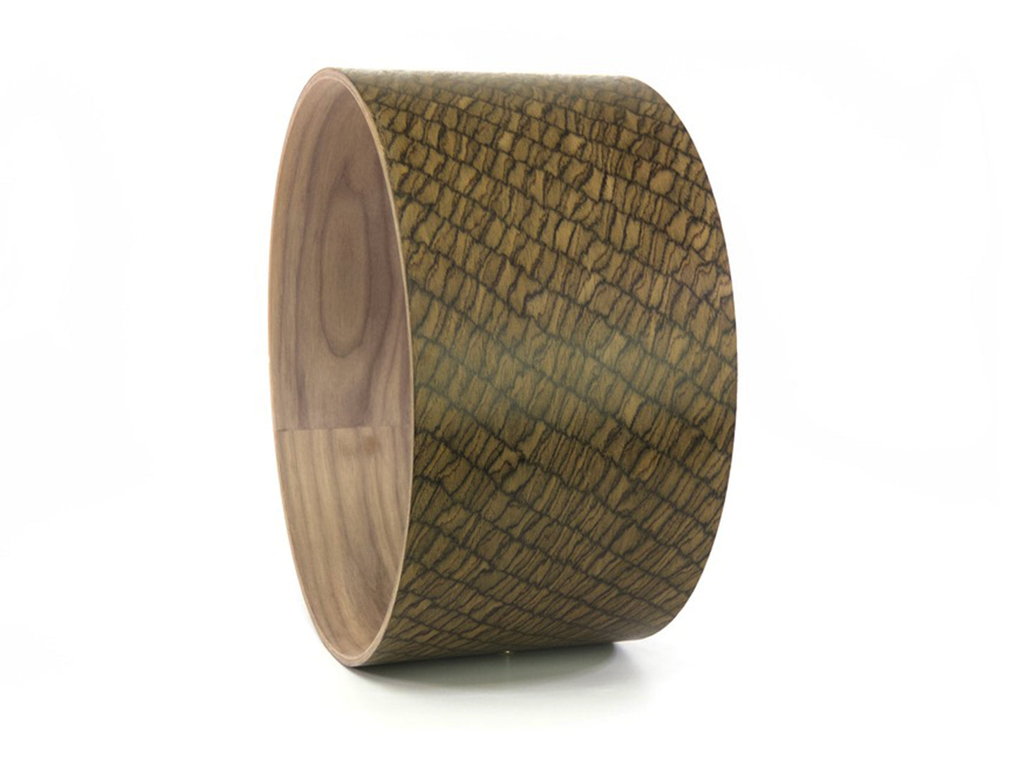 14" Snare-Kessel Dark-Snakeskin/Walnuss 8-Ply (Wunschmaß)