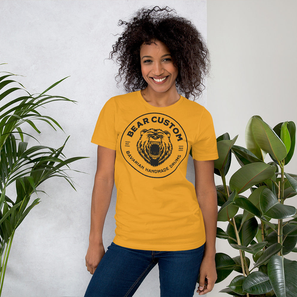 Bearcustomdrums T-Shirt-Mustard (UNISEX)