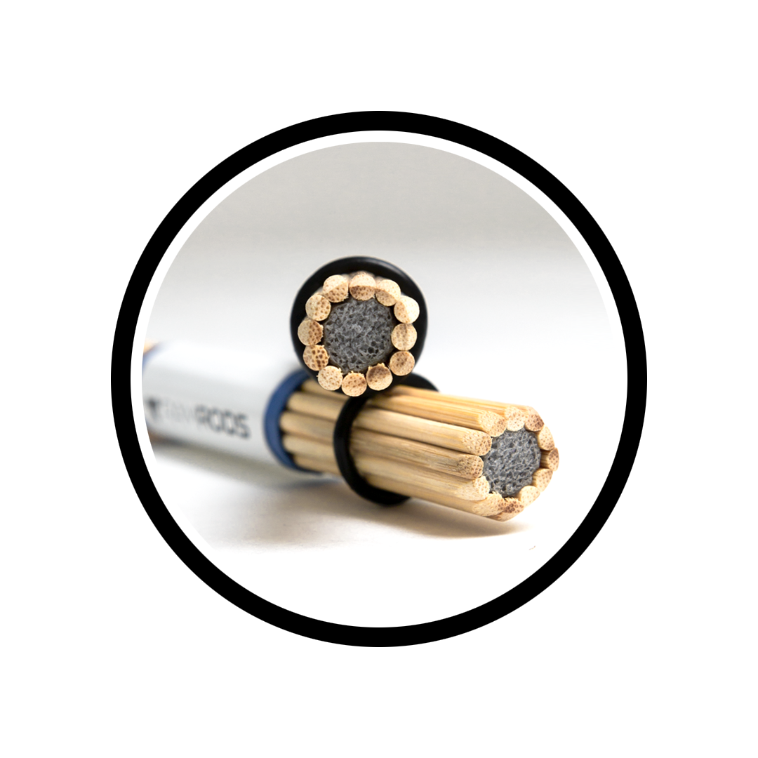 RamRods Foamers – Bambus-Rods mit Schaumkern – Produktansicht 5
