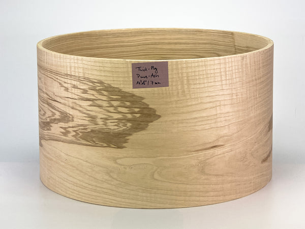 14" x 8" Esche/Ash Thick-Ply Snareshell, 5-Ply