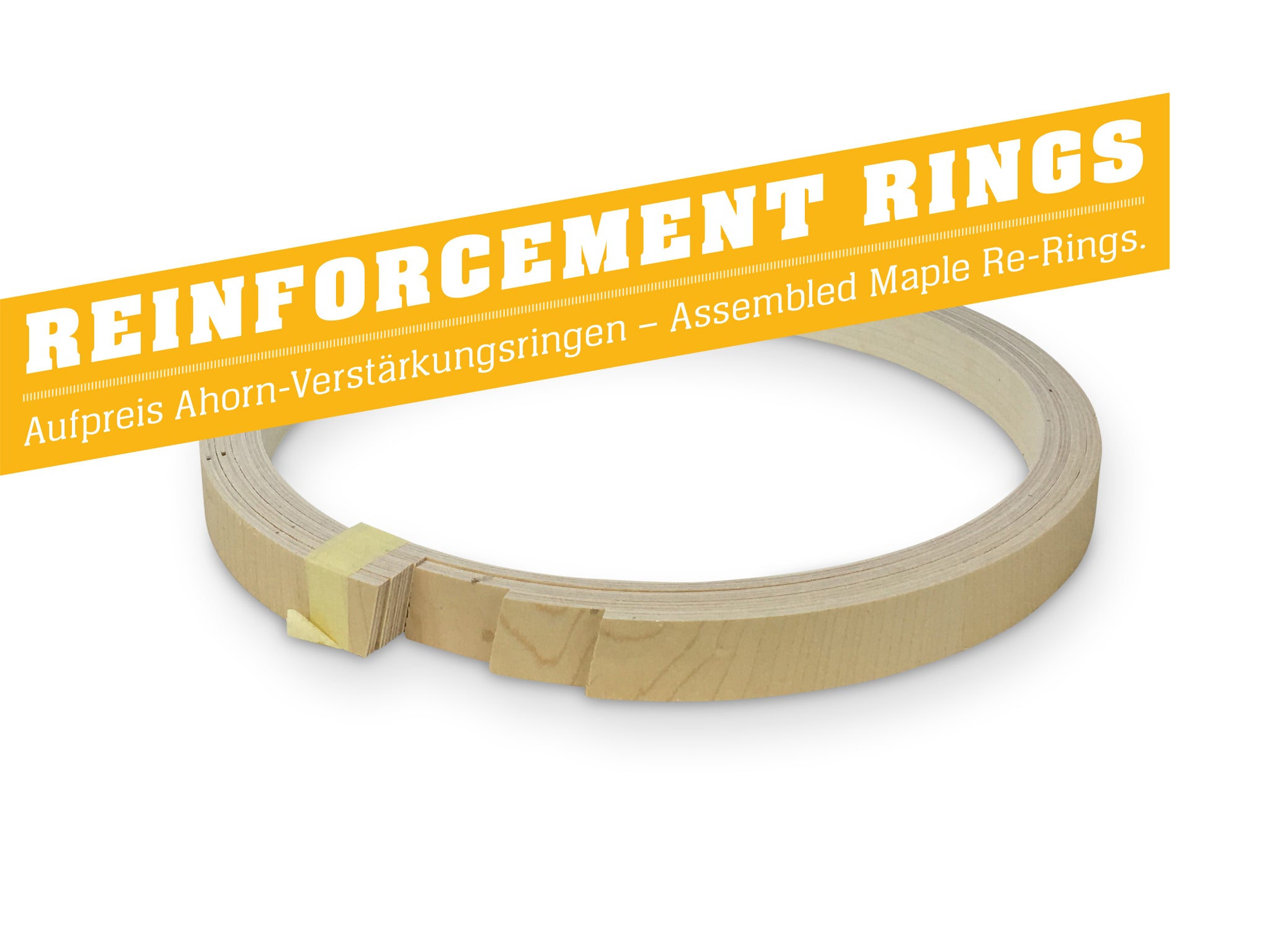 Reinforcement Ring 13" & 14" (Ahorn/Maple) je Seite