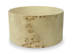 14" x 7" Snare-Kessel, Birke mit Mappa Burl Furnier inkl. Gratung